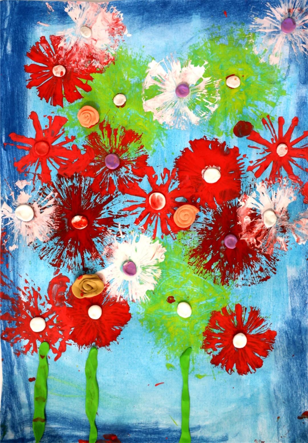 喻如仪《百花齐放》42×30cm_副本.jpg