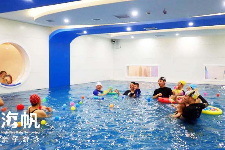 教师特惠丨99抢海帆1大1小亲子游泳体验单次7店通用
