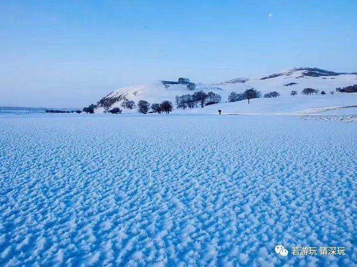 1220晚22日乌兰布统素装银裹赏美丽雪景越野车深入