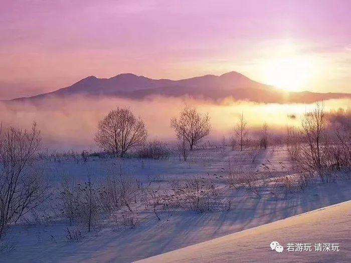 1220晚22日乌兰布统素装银裹赏美丽雪景越野车深入