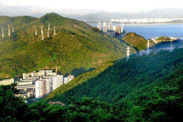 5月11日挑戰大南山公園1200個臺階,登上山頂看南頭半島新景色