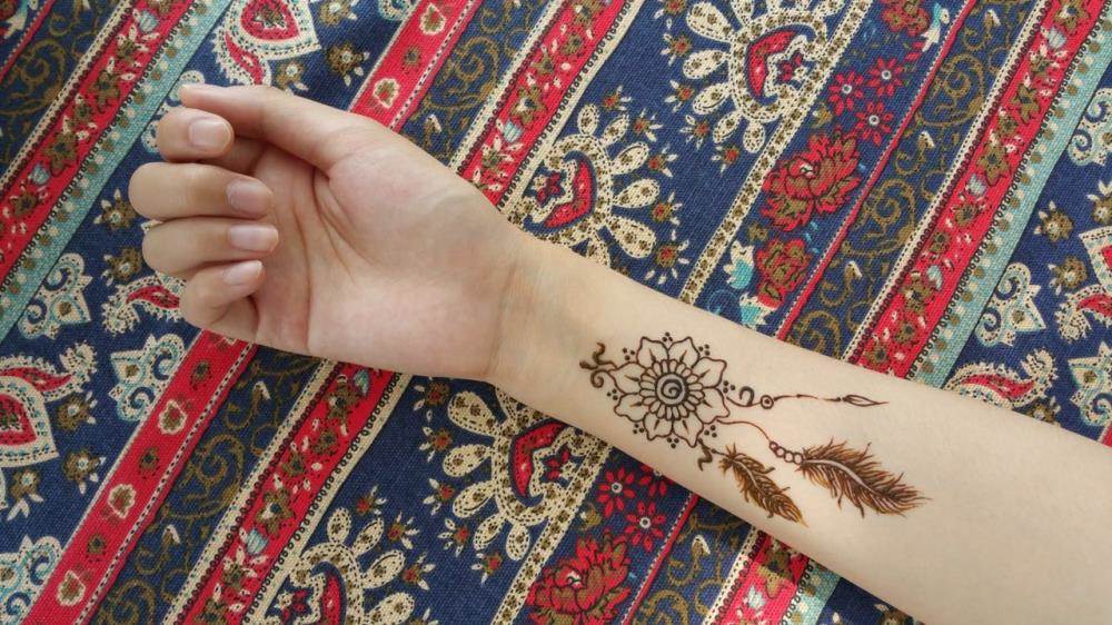 印度海娜手绘diy:3小时教你亲手绘制海娜纹身