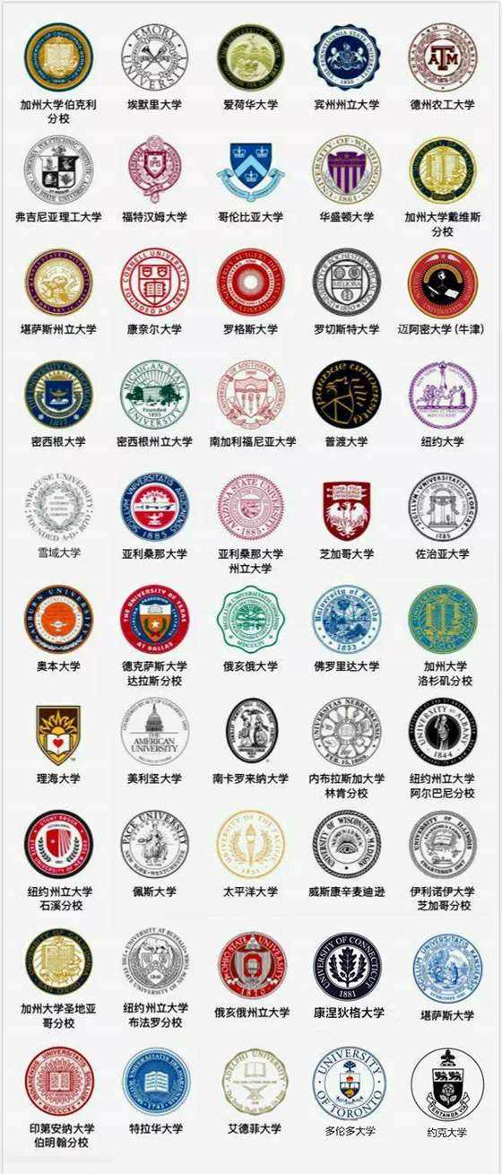 国外学校logo设计图片