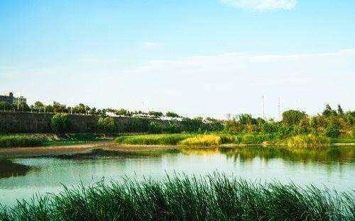 鄭州西流湖公園,5公里生態濱水棧道