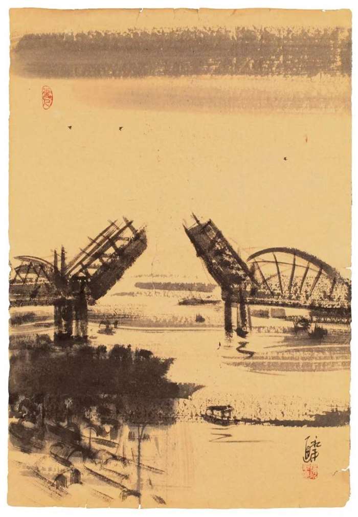 海珠桥怎么画简笔画图片