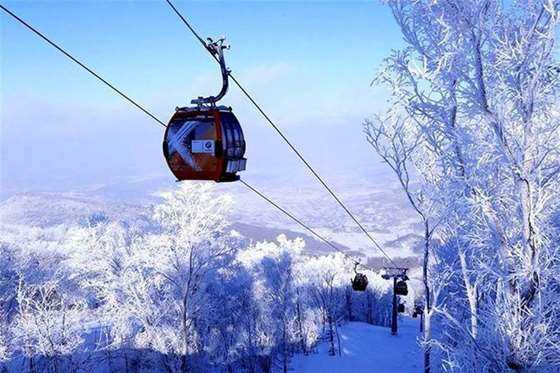 中国雪乡索道图片