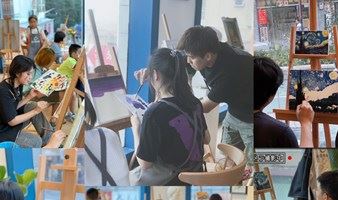 梵高《向日葵》 0基础课堂绘画教学——油画体验