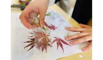 【园区美好生活】元旦主题活动--植物印染方巾