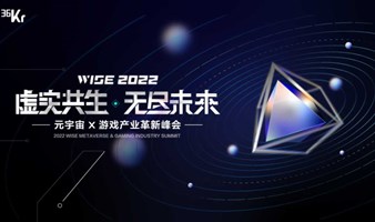 WISE2022 虚实共生，无尽未来 元宇宙✖游戏产业革新峰会x