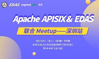 Apache APISIX & 阿里 EDAS 联合 Meetup——深圳站
