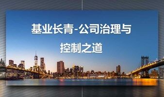 基业长青-公司治理与控制之道