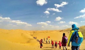 库布齐沙漠 五一3日徒步沙漠 用脚丈量沙漠 沙漠徒步 北京户外徒步（大巴）