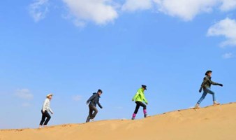 库布齐沙漠3日 端午百人库布齐沙漠徒步之旅-用脚丈量沙漠-沙漠徒步