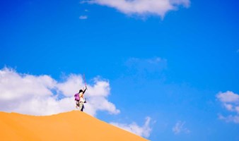 沙漠徒步 端午3天 库布齐沙漠 百人沙漠徒步 用脚丈量沙漠-用心行走天际