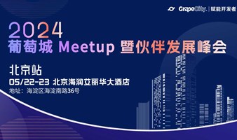 2024葡萄城Meetup暨伙伴发展峰会 · 北京站
