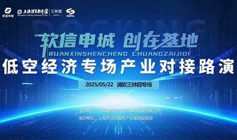 “软信申城 创在基地”低空经济专场对接路演