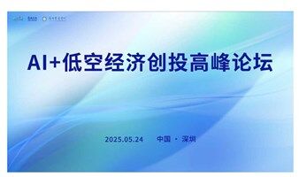2025GAIC全球人工智能大会——AI+低空经济创投高峰论坛