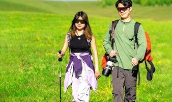 锡林郭勒徒步露营 端午3日草原轻装徒步+浑善达克+多伦湖+湖畔星空露营