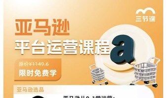 亚马逊平台运营课程｜免费试听
