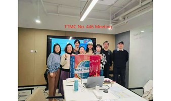 Toastmasters头马培训师演讲俱乐部-本周英文（每周六）