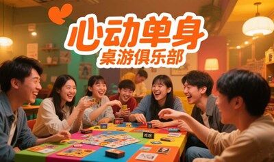 心动单身桌游实验室！4小时认识N个优质单身男女~