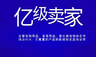【跨境电商亿级卖家亲授】宠物用品、家居用品，曾北美宠物类目市场占41% 凡看重的产品就能做到全品线